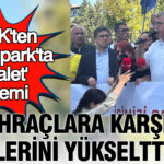 Keskten guven parkta adalet eylemi ihraclara karsi ses yukselttiler Bk5fB4DC