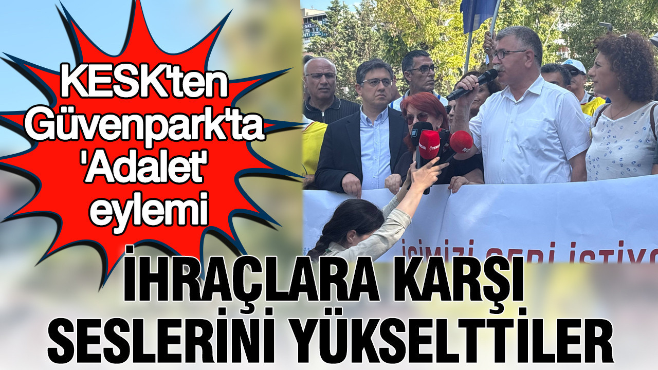 Keskten guven parkta adalet eylemi ihraclara karsi ses yukselttiler Bk5fB4DC